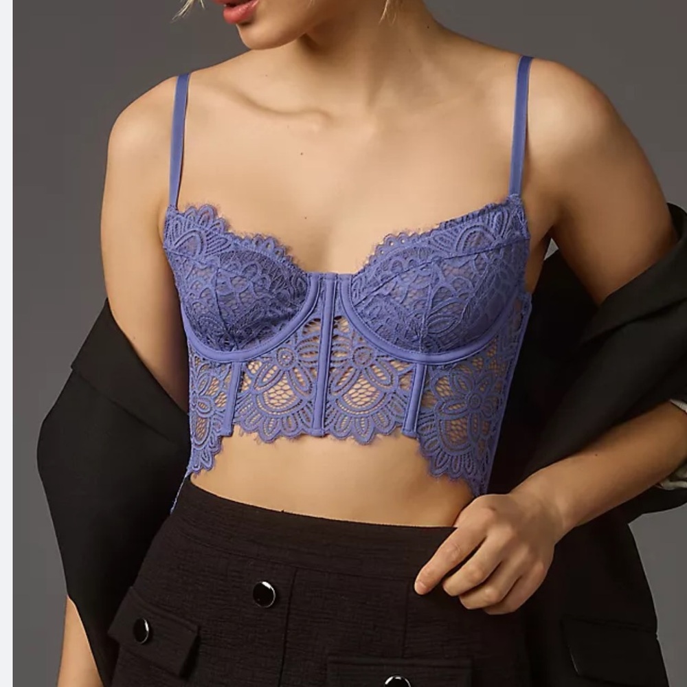 Anthropologie Giselle Lace Bustier Top NWOT